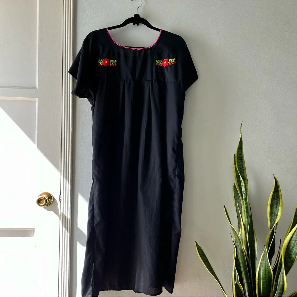 Authentic Casa Flores Dress• Hispanic Heritage•Sz l - Picture 7 of 13